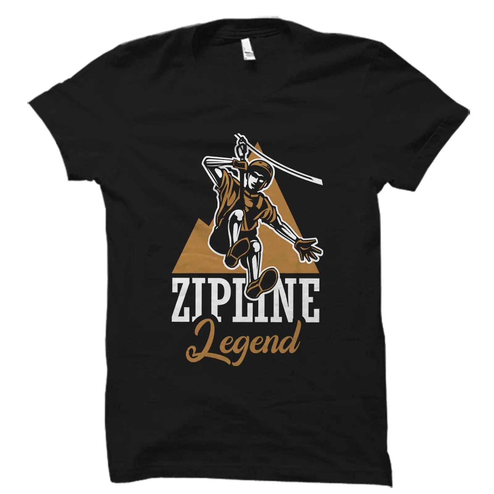 Outdoor Adventure Ziplines & Waterfall - Zipline Legend T shirt Funny Ziplining