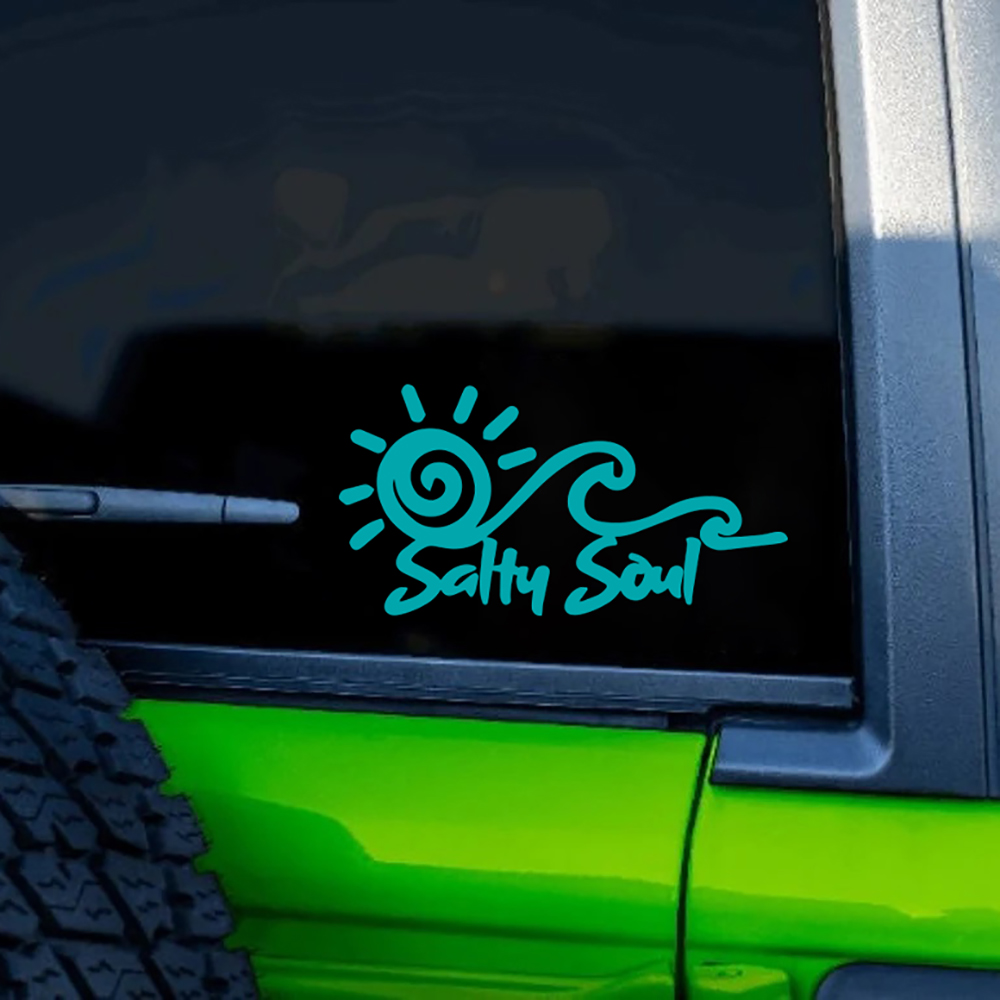 Salty Soul Sun Wave Vinyl Stic - Outdoor Adventure Rv recension och pris