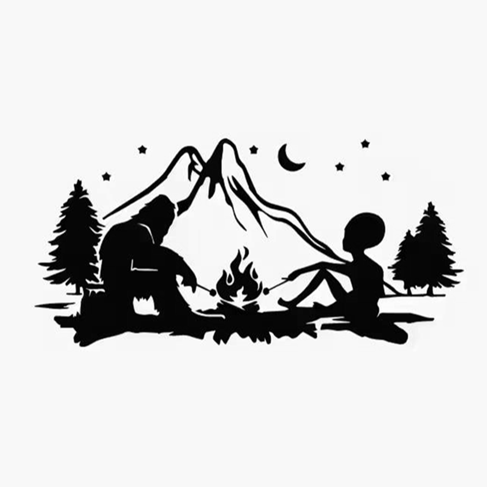 Alien and Bigfoot Campfire Vin - Outdoor Adventure Rv recension och pris
