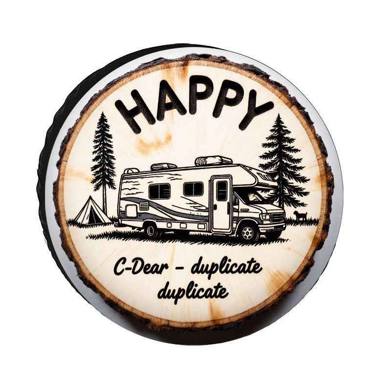 HAPPY RV Camping Theme Polyest - Outdoor Adventure Rv recension och pris