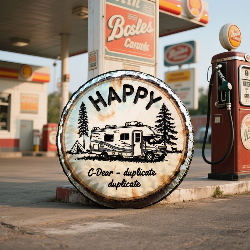 HAPPY RV Camping Theme Polyest - Outdoor Adventure Rv recension och pris