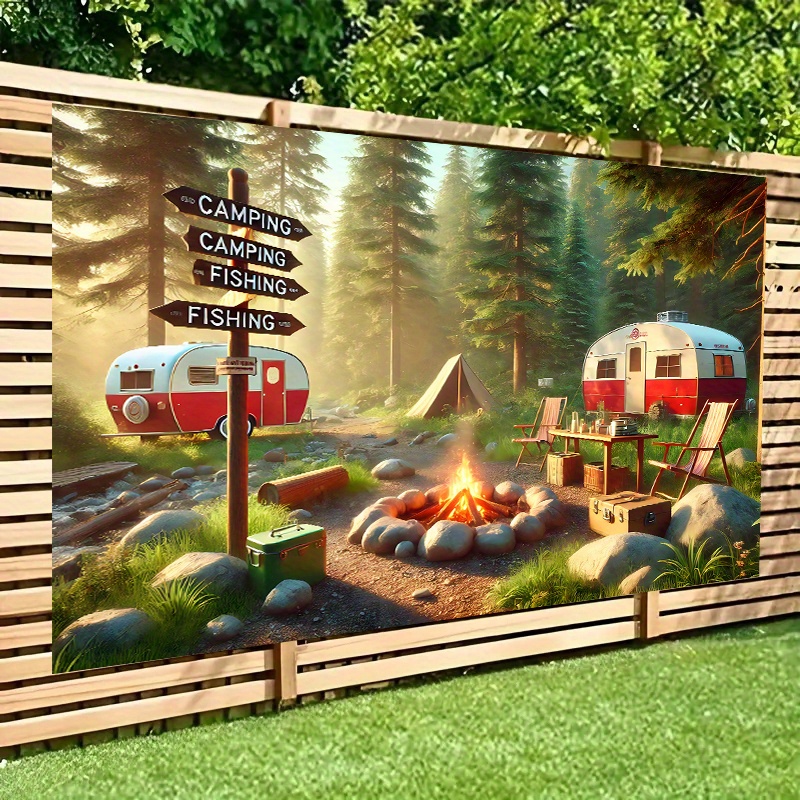 Camping RV Trailer Tapestry Ou - Outdoor Adventure Rv recension och pris