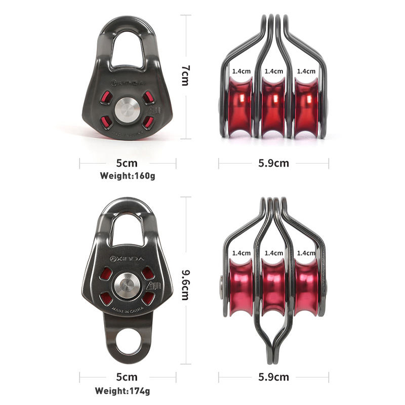 Xinda Outdoor Three Pulley Sli - Rope Climbing Static recension och pris