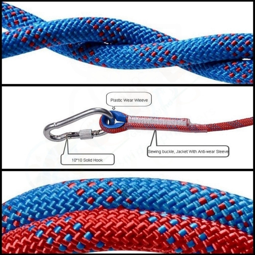 Thickened 10mm Safety Life Rop - Rope Climbing Static recension och pris