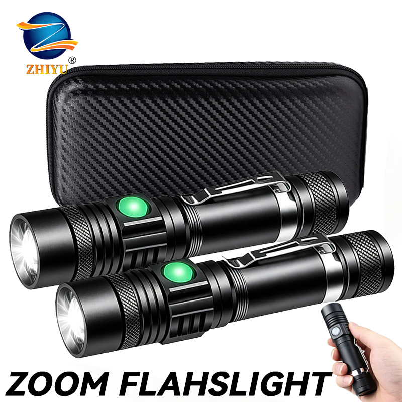 T6 LED Rechargeable Flashlight - Outdoor Adventure Travel recension och pris