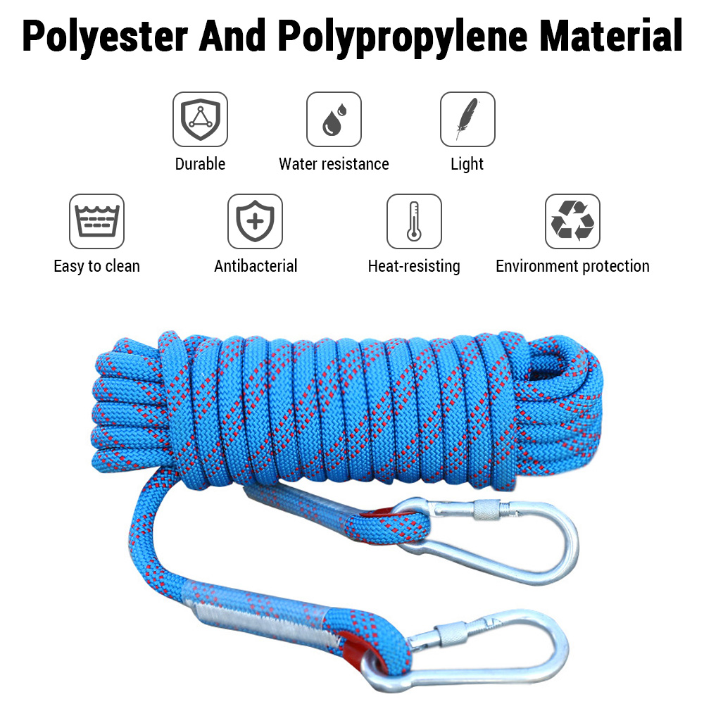 10mm Climbing Rope 10M/20M/30M - Rope Climbing Static recension och pris