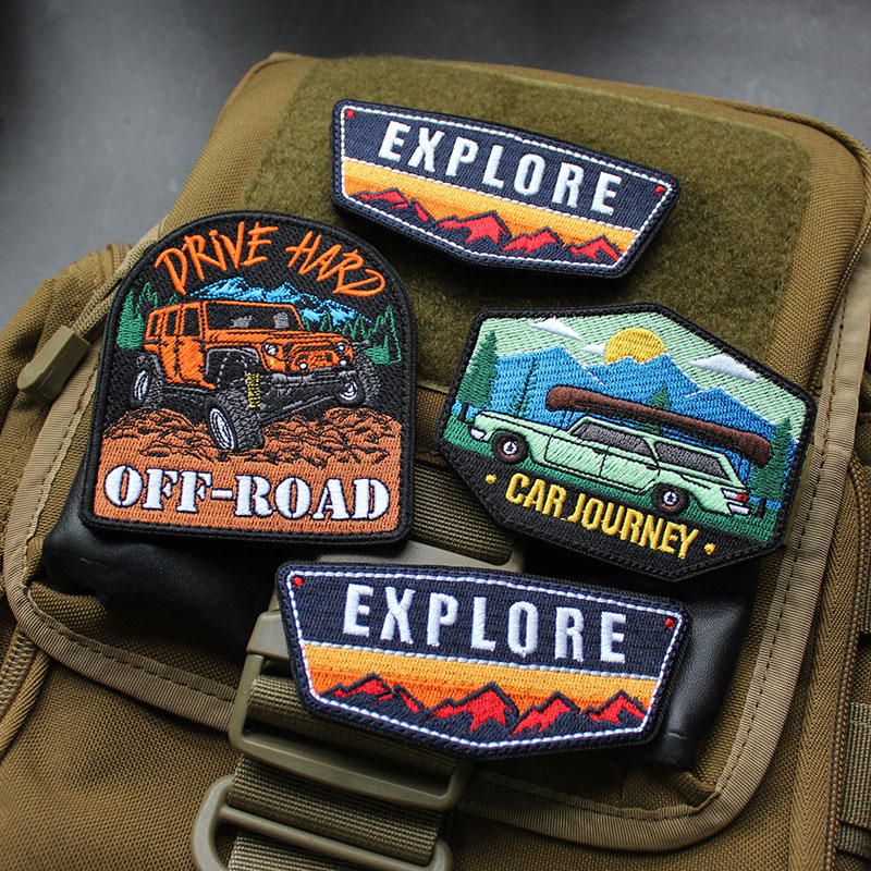 Landscape Embroidery Patch Off - Outdoor Adventures Clothing recension och pris