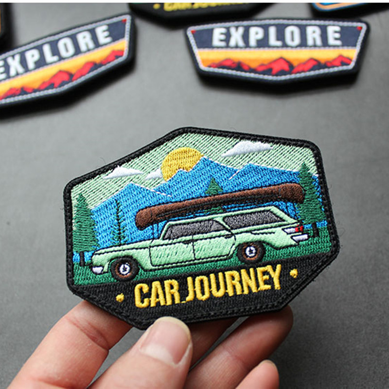 Landscape Embroidery Patch Off - Outdoor Adventures Clothing recension och pris