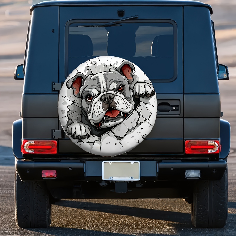 1pc Bulldog RV Wheel Cover - D - Outdoor Adventure Rv recension och pris