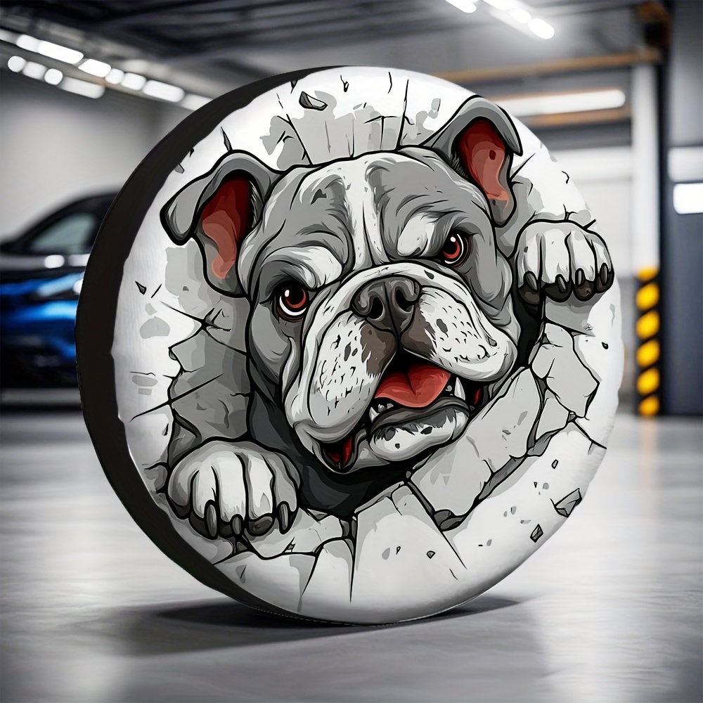 1pc Bulldog RV Wheel Cover - D - Outdoor Adventure Rv recension och pris